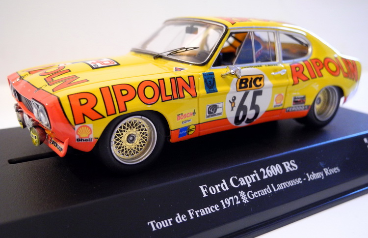 1:32 - Tour de  France 1972 mi Gerard Larrousse und Johny Rivers im Ford Capri RS2600